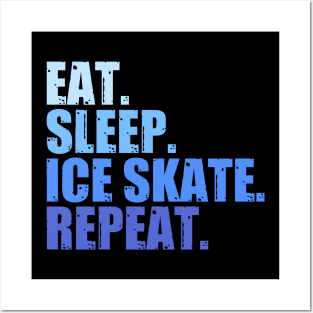 Ice Skating Funny Quote Posters and Art